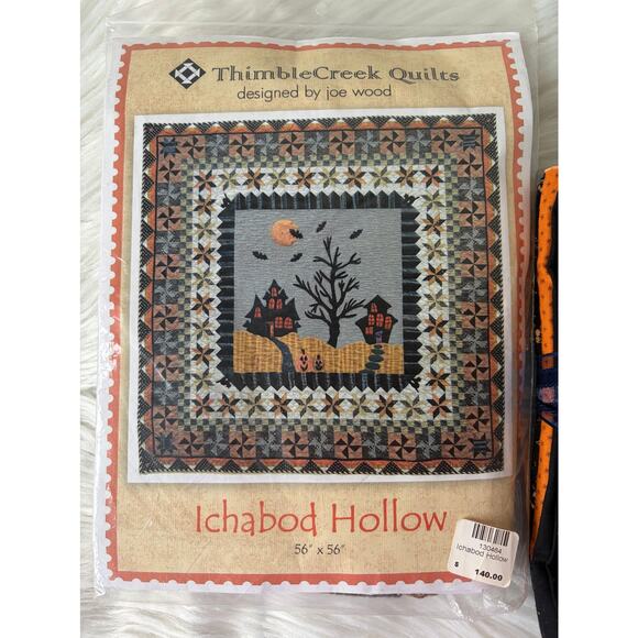 Thimblecreek Quilts Ichabod Hollow Pattern w/ Quilting Pieces and Applique 56x56 - Picture 2 of 5
